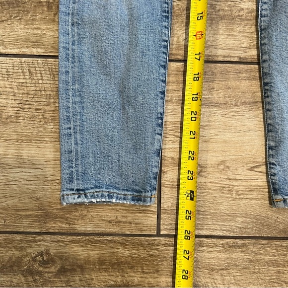 Agolde Sophie Crop in Outsider High Rise Jeans Size 25 Distressed Skinny Denim - Picture 9 of 15